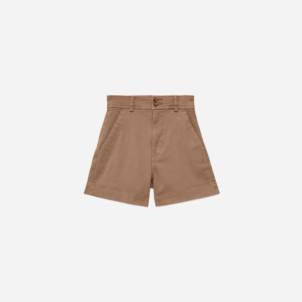 The Way-High® Twill Short | Ash Brown