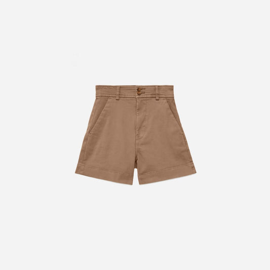The Way-High® Twill Short | Ash Brown