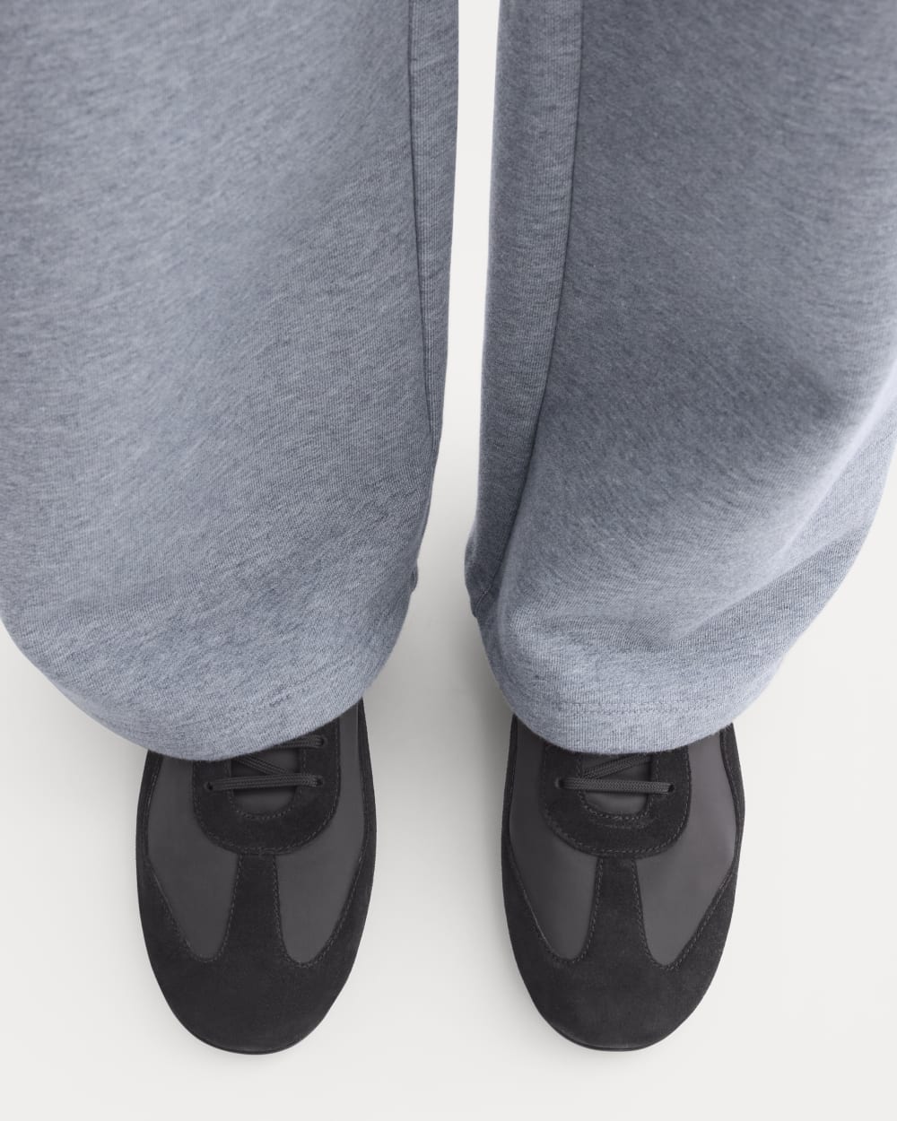 Ballet Sneaker | Black Suede