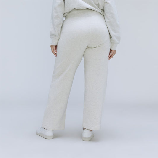 The Track High-Waist Pant | Light Heather Grey