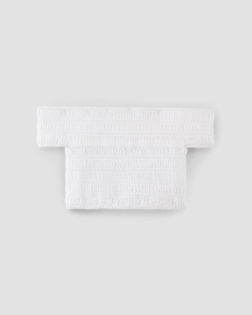 The Gauze Smock Top | White