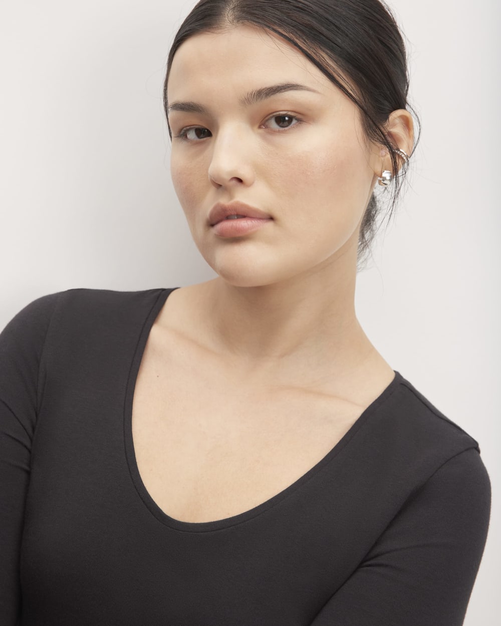 The Long-Sleeve Riviera Dress | Black