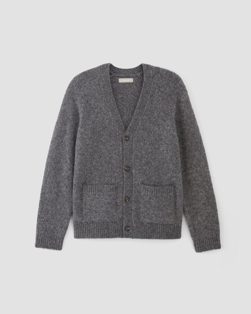 The Cloud Relaxed Cardigan | Heathered Dark Charcoal