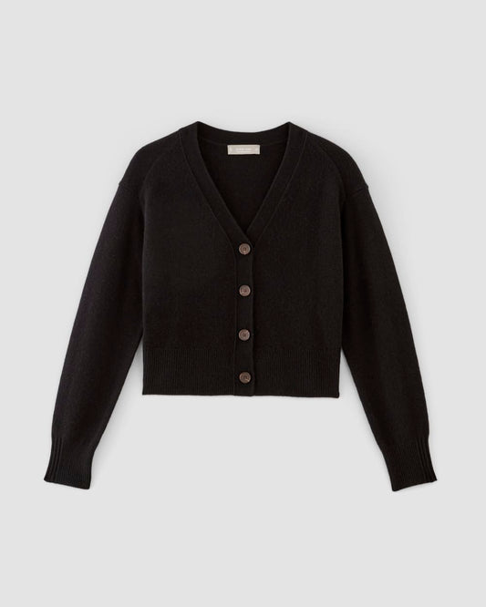 The Cashmere Cardigan | Black
