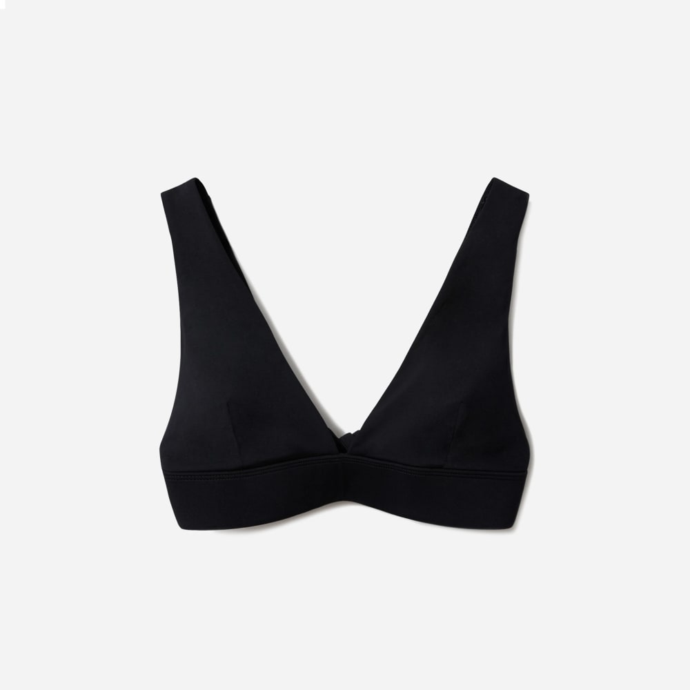 The Triangle Bikini Top | Black
