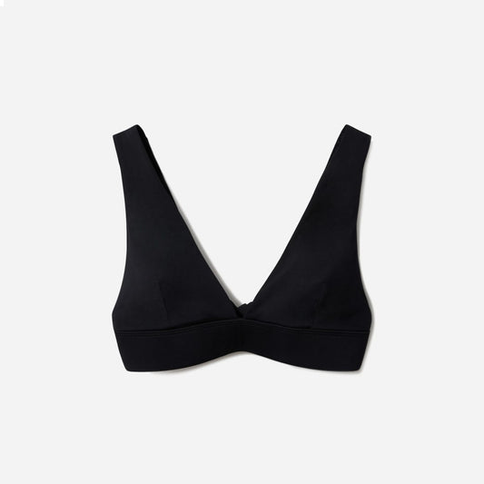 The Triangle Bikini Top | Black
