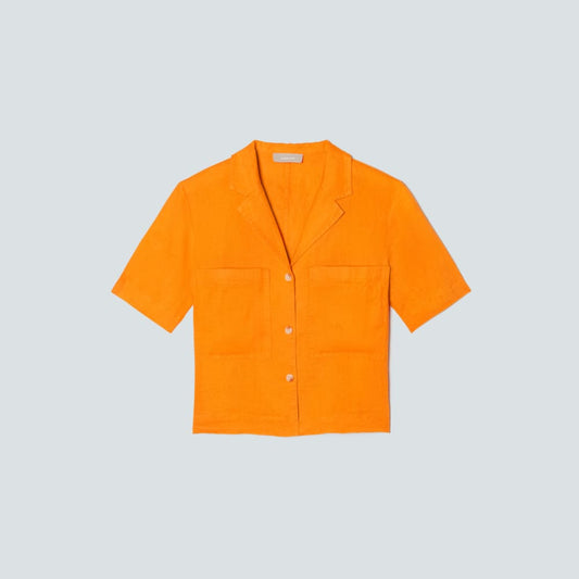 The Linen Workwear Shirt | Turmeric