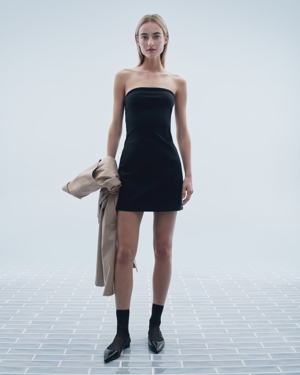 The Dream Strapless Mini Dress | Black