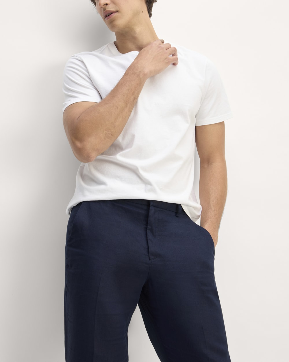 The Linen Trouser | Navy
