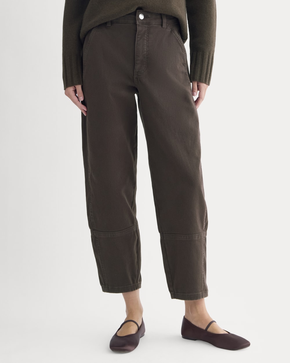The Utility Barrel Pant | Dark Chocolate | Regular