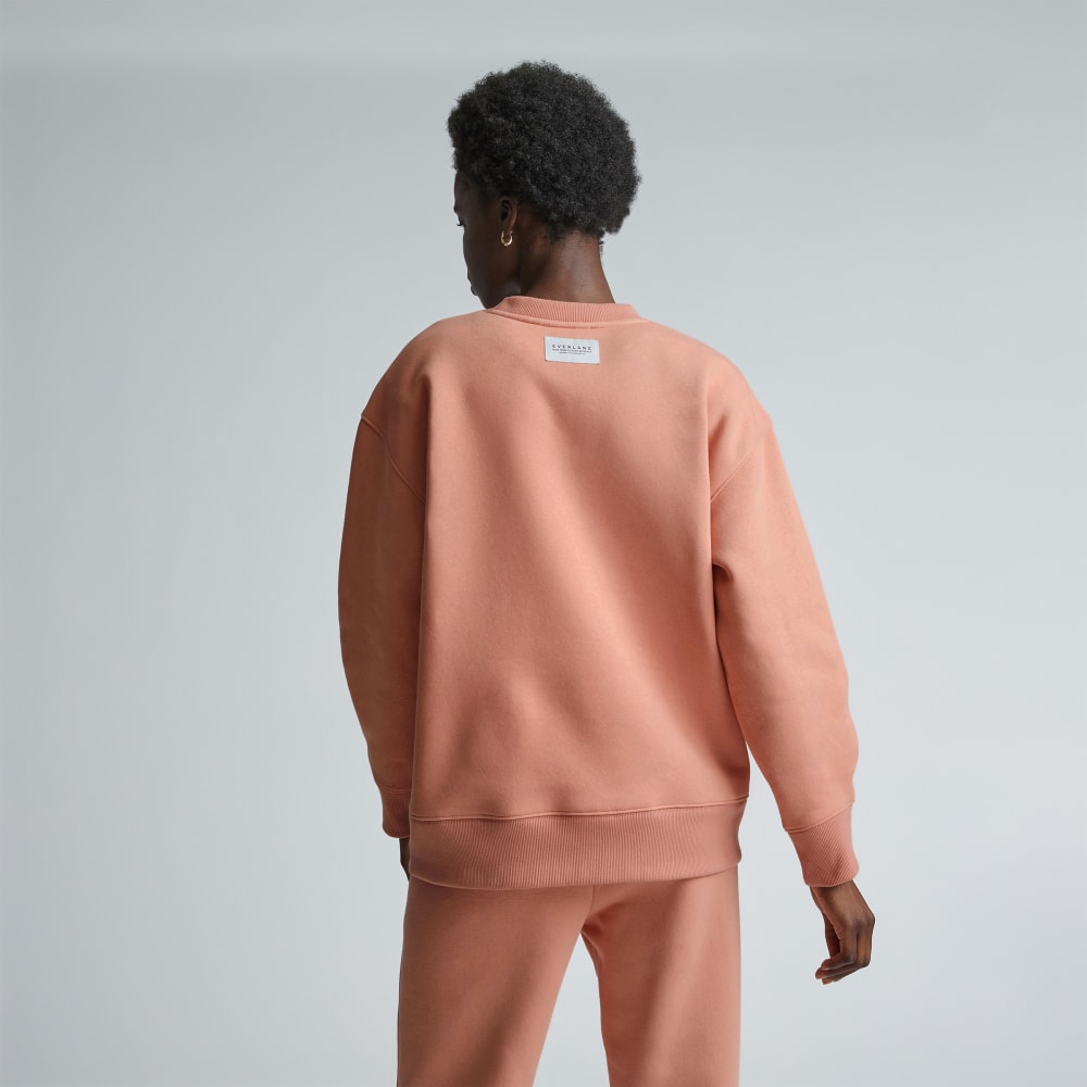 The ReTrack Oversized Crew | Light Rose