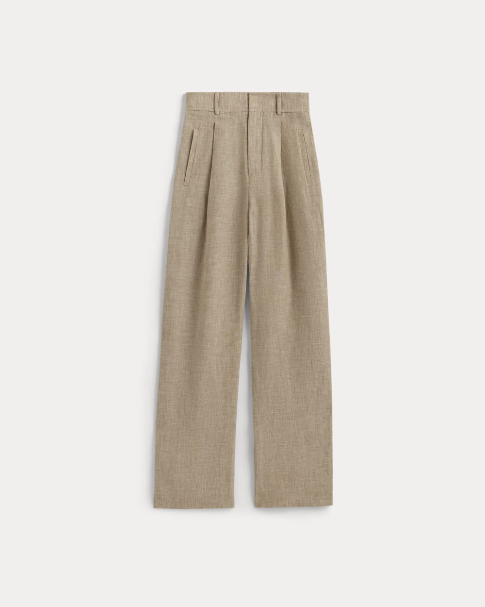 The Linen Way-High® Drape Pant  | Cornstalk Chambray