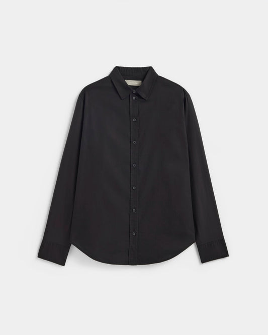 The Must-Have Shirt in Silky Cotton | Black