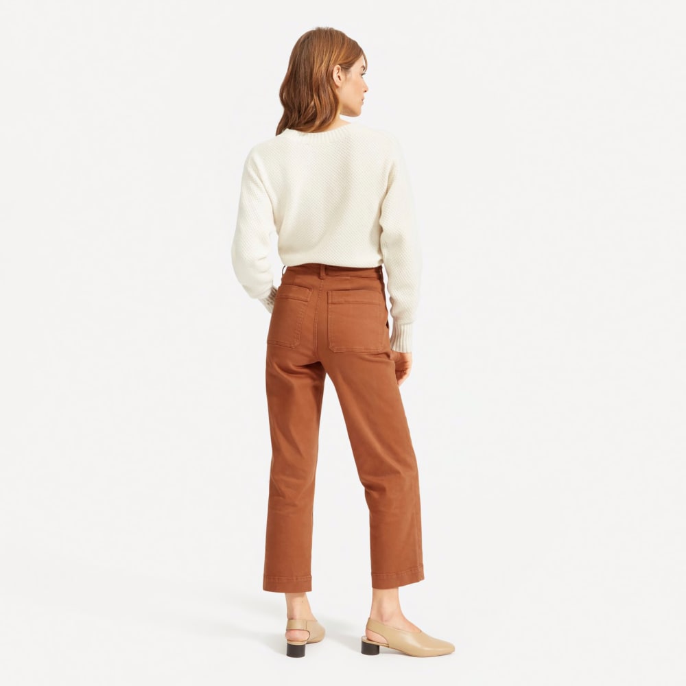 The Straight-Leg Crop | Cocoa Brown | Short