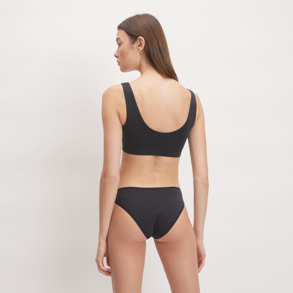 The Cotton Tank Bra | Black