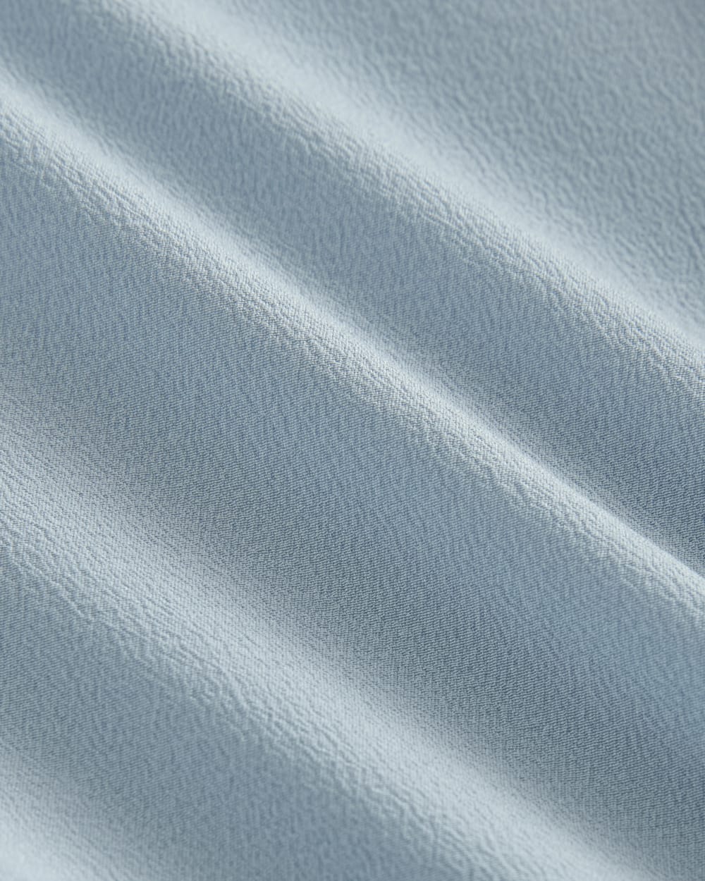 The Popover Top in Washable Silk | Soft Blue