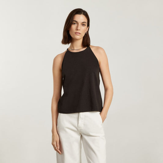 The Hemp Cutaway Tank | Black