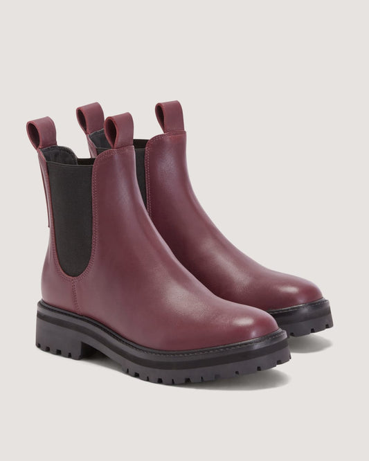 The Lug Chelsea Boot | Bordeaux