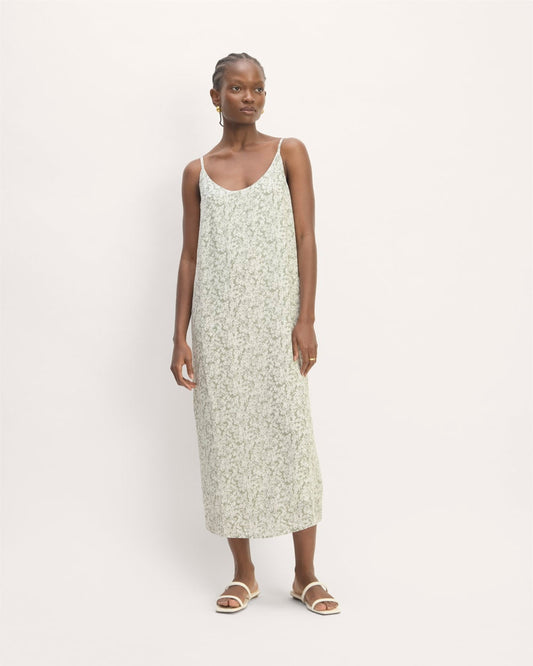 The Summer Slip Dress | Sage Mini Floral