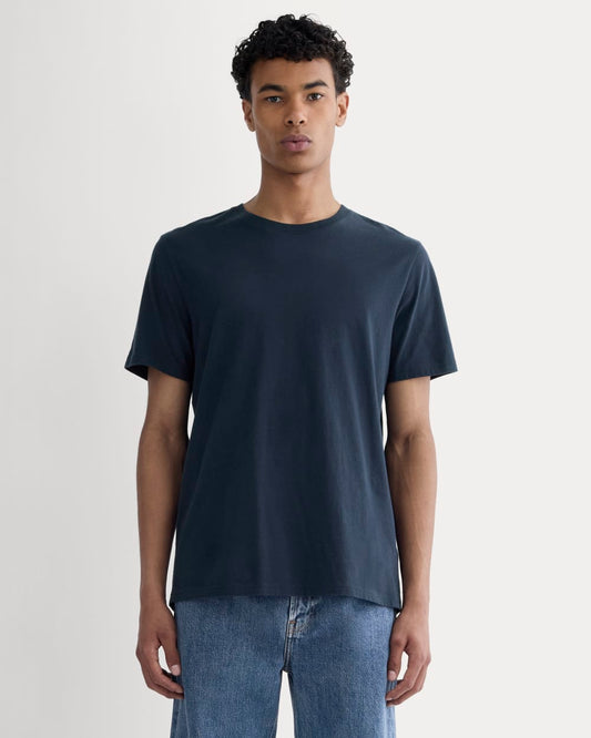 The Essential Organic Crew | Deep Navy