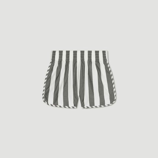 The Poplin Boxer Short | Bone / Black