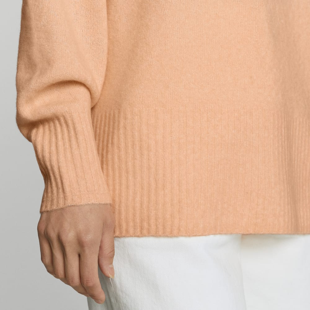 The Cozy-Stretch Pullover | Apricot