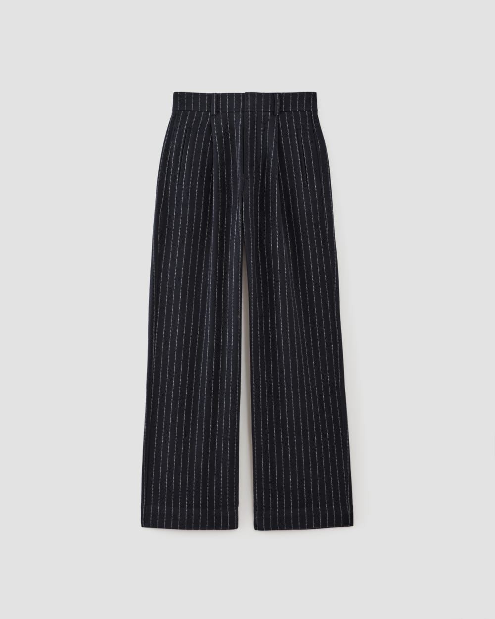 The ReWool® Way-High Drape Pant | Navy / Bone