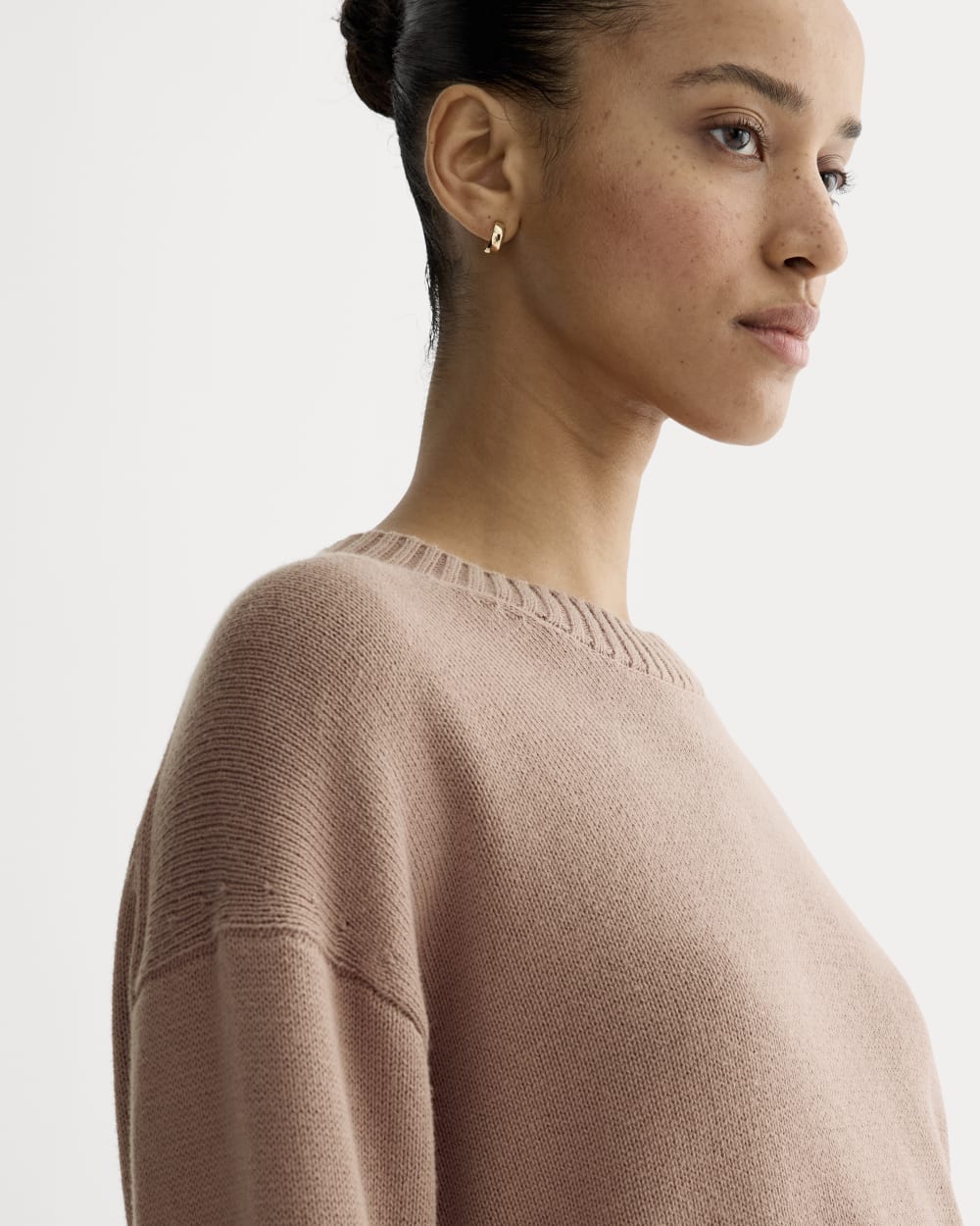 The Boxy Sweater in Everyday Cotton | Rose Dusk