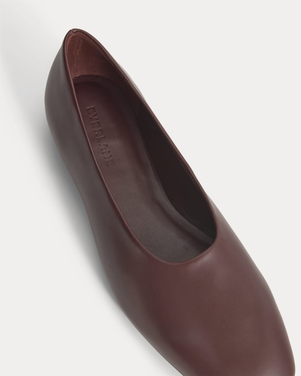 Gallery Square-Toe Flat | Burgundy