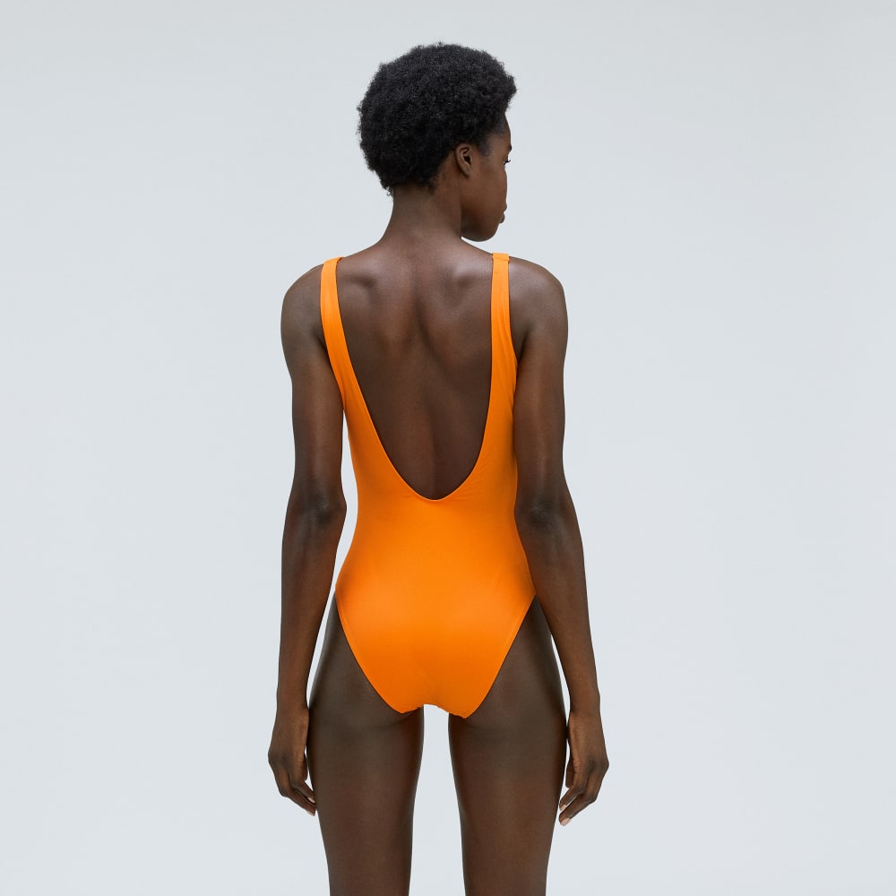 The Square-Neck One-Piece | Turmeric