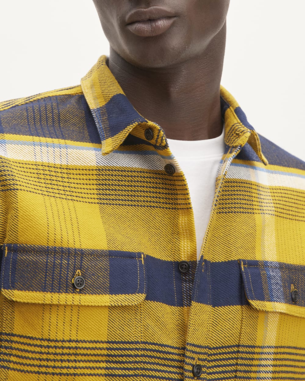 The Heavyweight Overshirt | Uniform | Honey / Heritage Blue / Navy / Bone