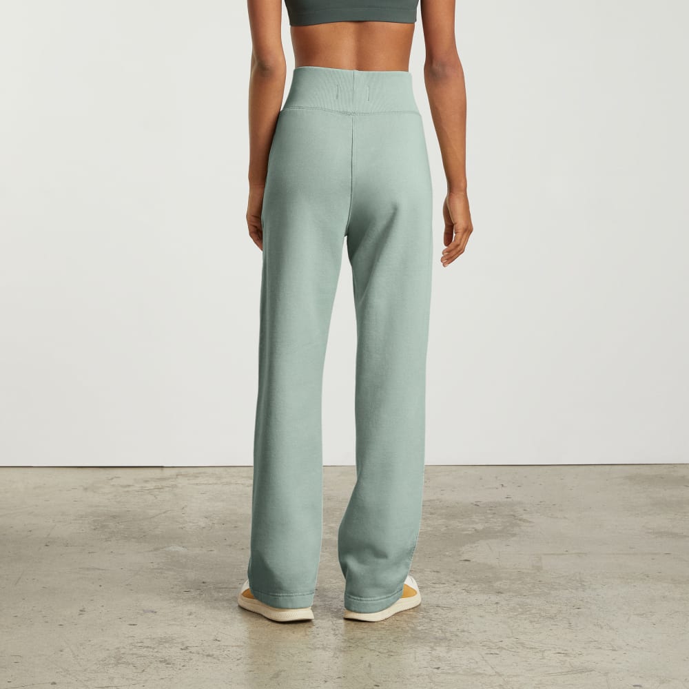 The Track High-Waist Pant | White Sage