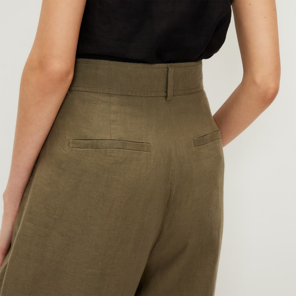 The Linen Way-High® Drape Pant  | Kalamata