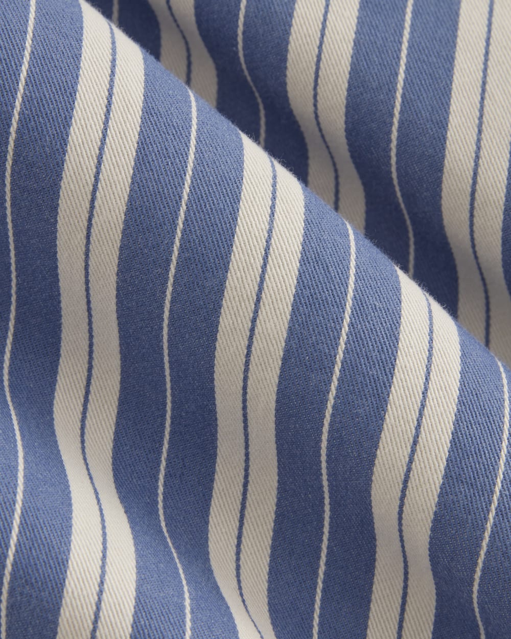 The Wide-Leg Chino | Dutch Blue / Natural