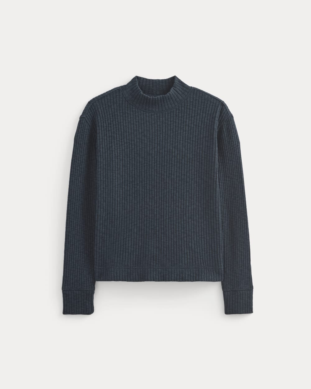 The Cozy Rib Funnel-Neck | Navy