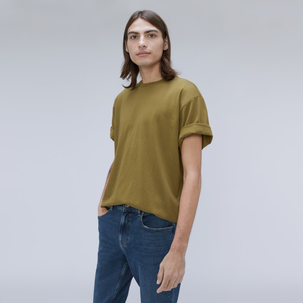 The Premium-Weight Relaxed Crew | Uniform | Olive
