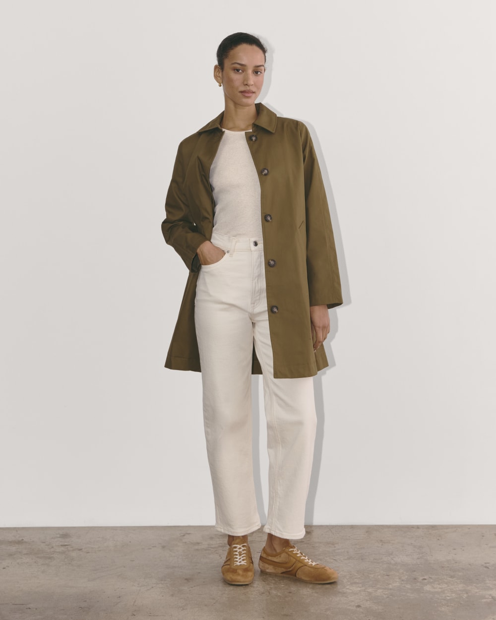 The Luxe Rib Crew | Heathered Oat