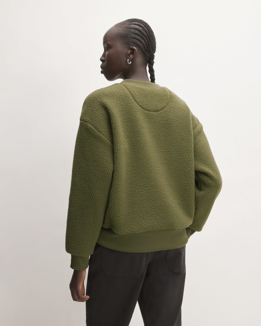 The ReNew Fleece Oversized Crew | Kalamata