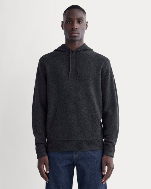 The Felted Merino Hoodie | Charcoal