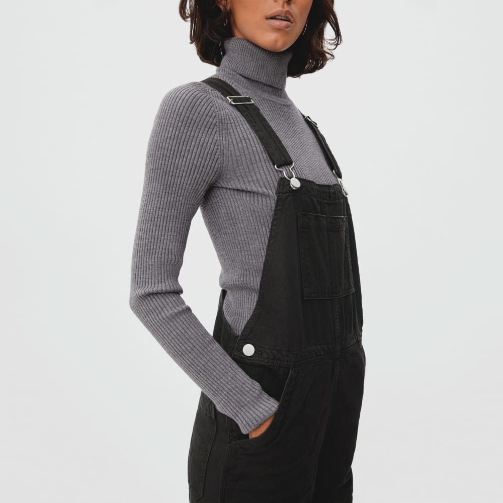 The Canvas Overalls | Black