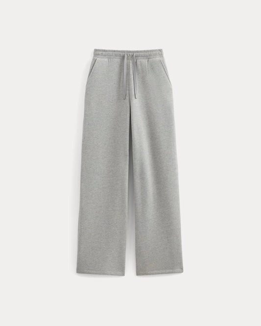 Luxe Fleece Wide-Leg Sweatpant | Vintage Heather Grey
