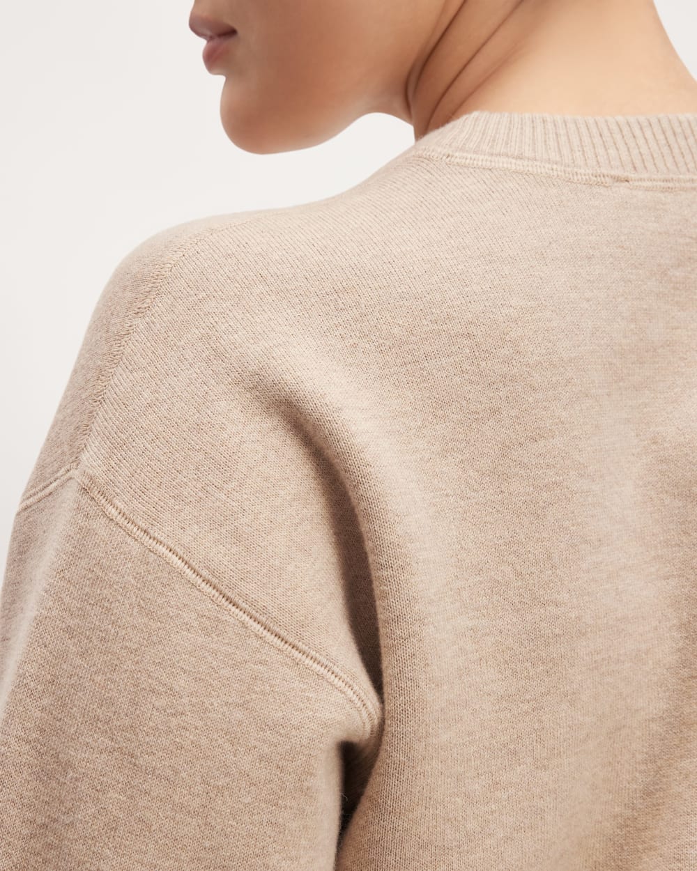The Cotton-Merino Sweatshirt | Warm Oat Heather