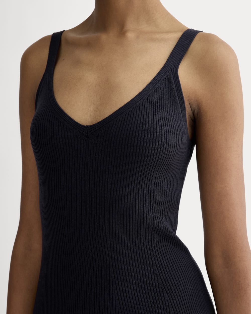 The Fine Knit Cami Dress | Navy