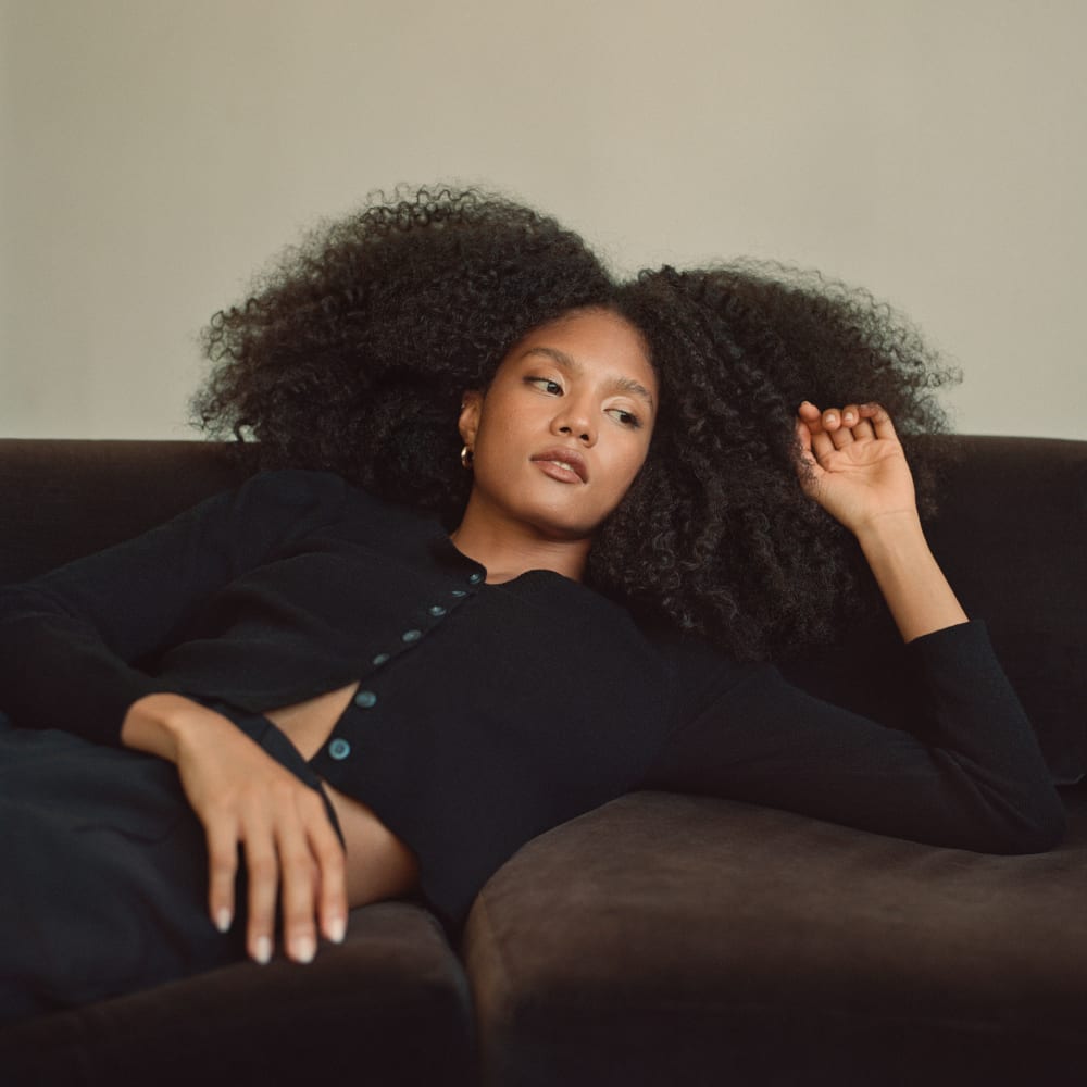 The Luxe Merino Cardigan | Black