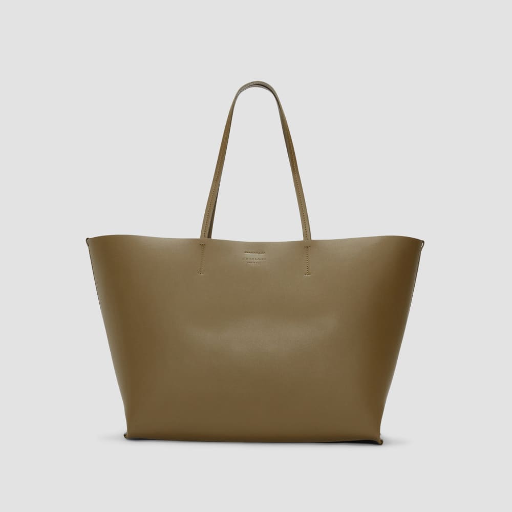 The Luxe Italian Leather Tote | Beech