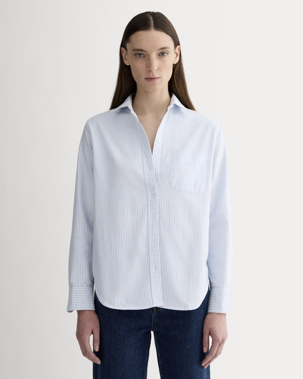 The Must-Have Oxford Shirt | White / Blue