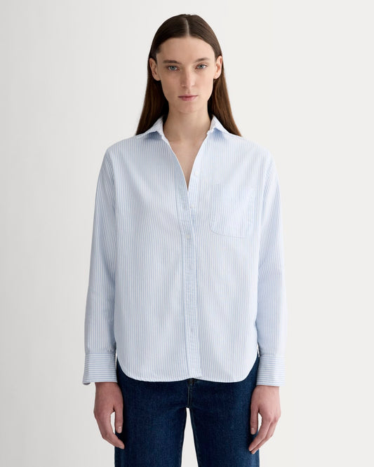 The Must-Have Oxford Shirt | White / Blue