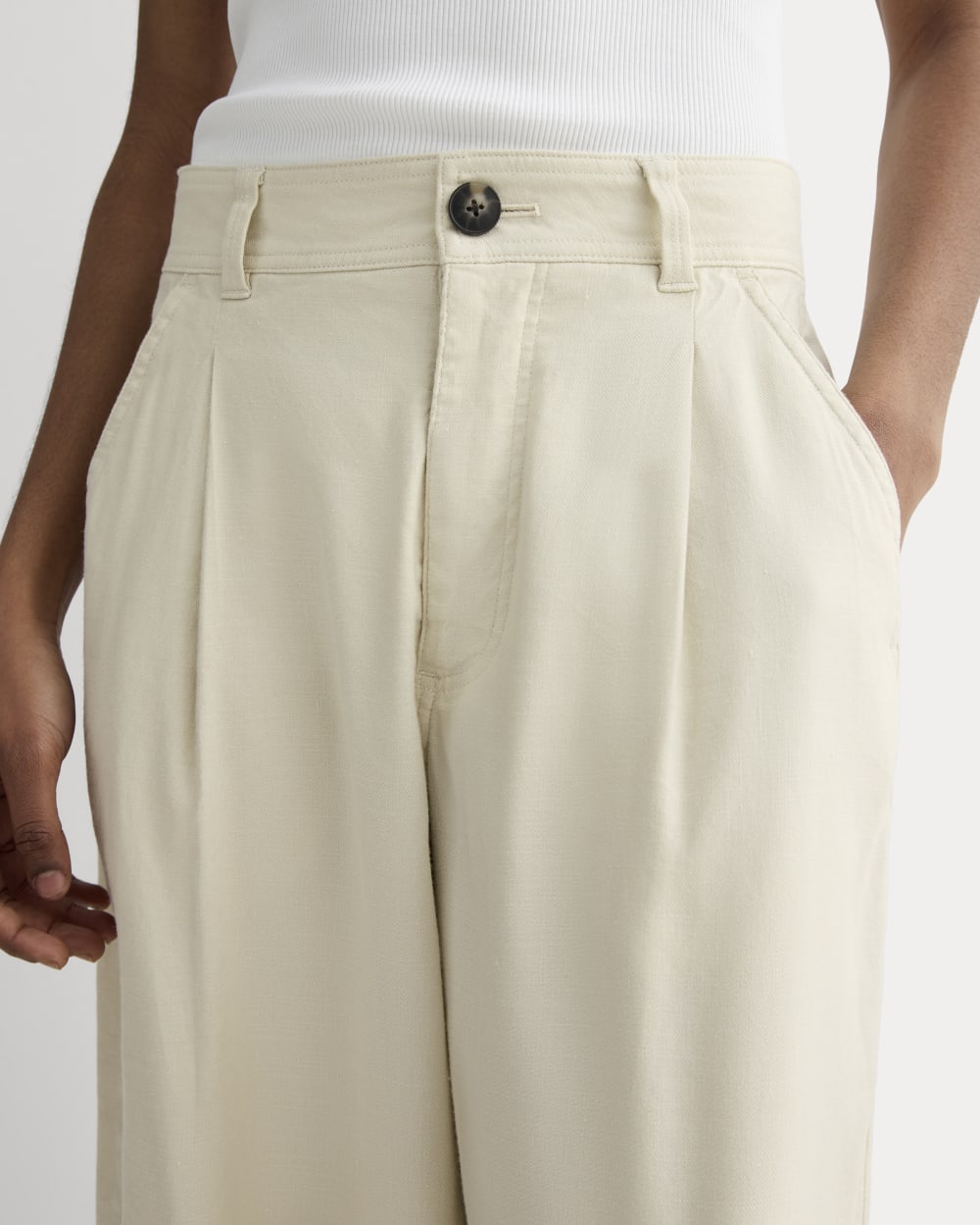 The Everywhere Pant in Stretch Linen | Birch