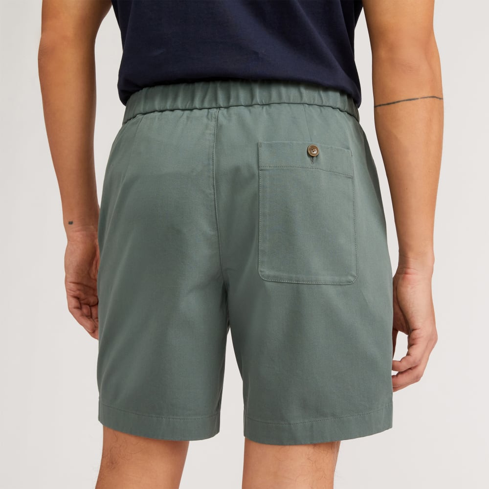 The Pull-On Performance Chino Short | Green Balsam