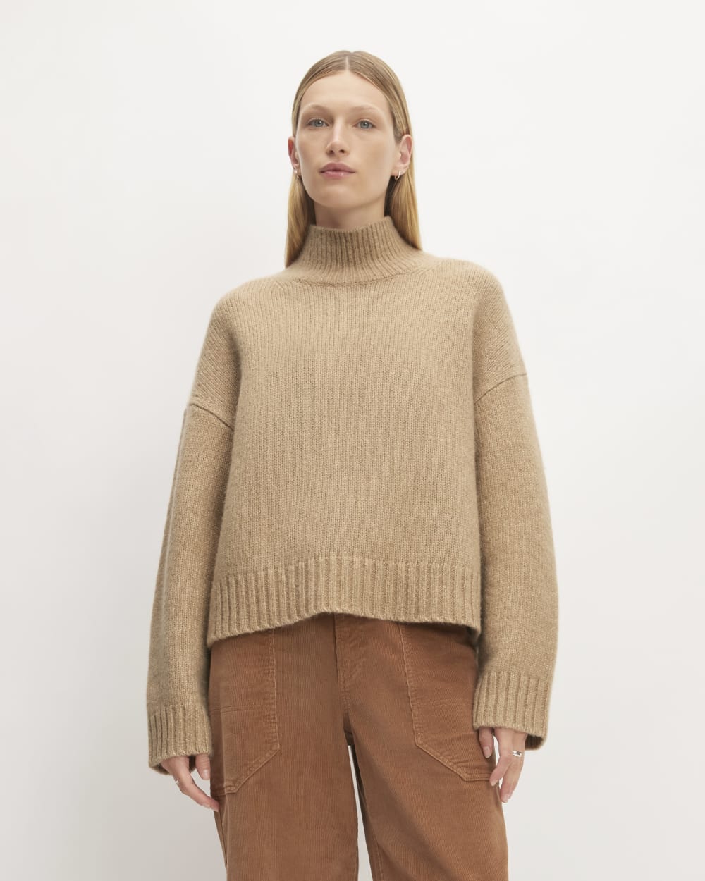 The Cloud Oversized Turtleneck | Tiger's Eye